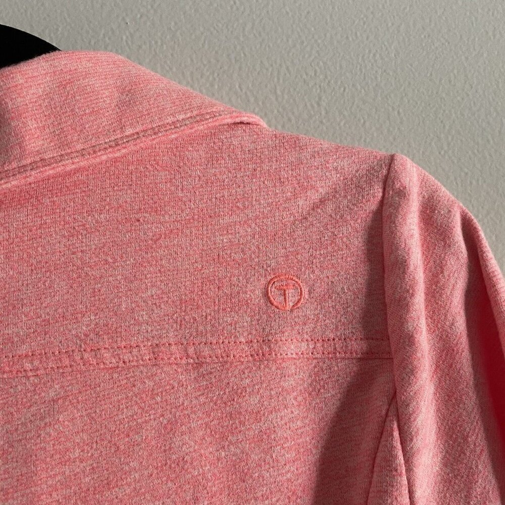 T By Talbots Petite Women Sz SP Coral Full ZIP Front with Zip Pockets Jacket - Picture 9 of 9